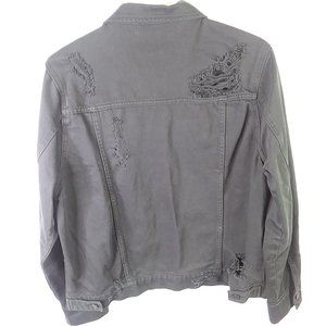 Refuge Distressed Black Jacket ***NWOT***